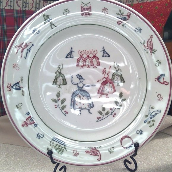 Johnson Brothers Vintage Plate 9 Ladies Dancing - Picture 1 of 3